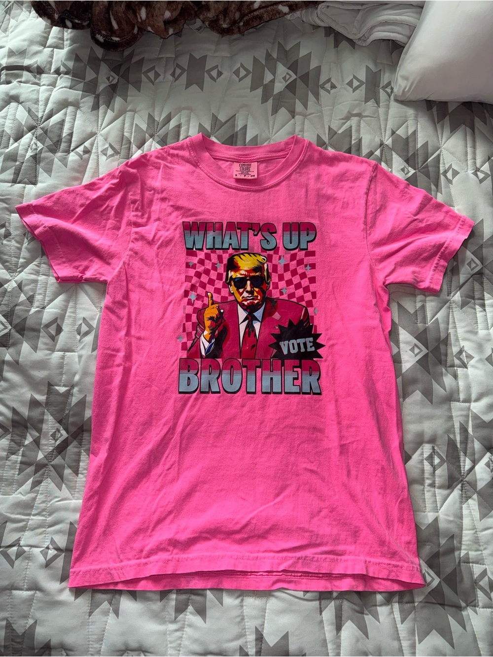 Comfort Colors What's Up Brother Trump T-Shirt